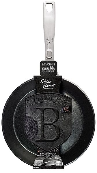 Pan BERLINGERHAUS Pan with titanium surface Shine Basalt Collection 24cm Packaging/box