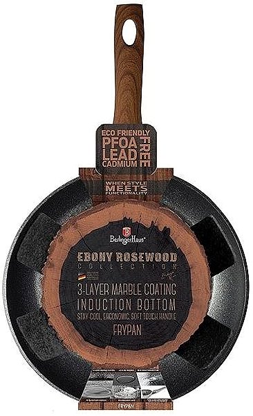 Pan BERLINGERHAUS Pan with marble surface 24 cm EBONY Line Rosewood Lifestyle