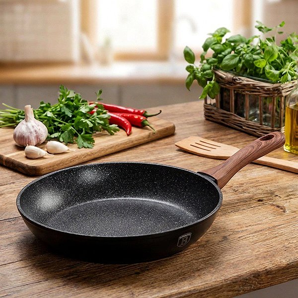 Pan BERLINGERHAUS Pan with marble surface 28 cm EBONY Line Rosewood Screen