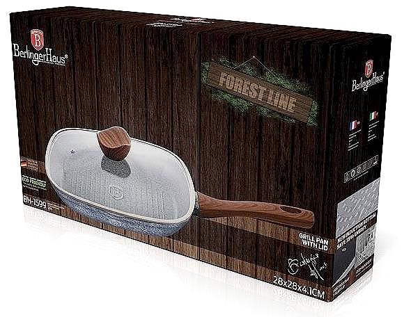 Pan BERLINGERHAUS Grill pan with lid Forest Line 28cm .