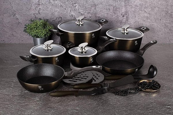 Pan BERLINGERHAUS Grilling pan Shiny Black Collection 28cm .