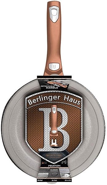 Pan BERLINGERHAUS Pan with removable handle + lid Rosegold Metallic Line 28cm Packing/box