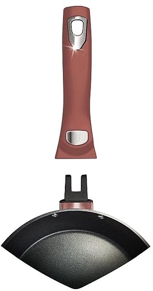 Pan BERLINGERHAUS Pan with removable handle + lid I-Rose Edition 28cm Features/technology