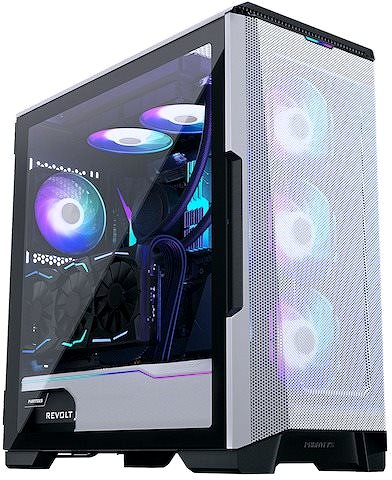 PC Case Phanteks Eclipse P500A Tempered Glass - D-RGB, White Screen