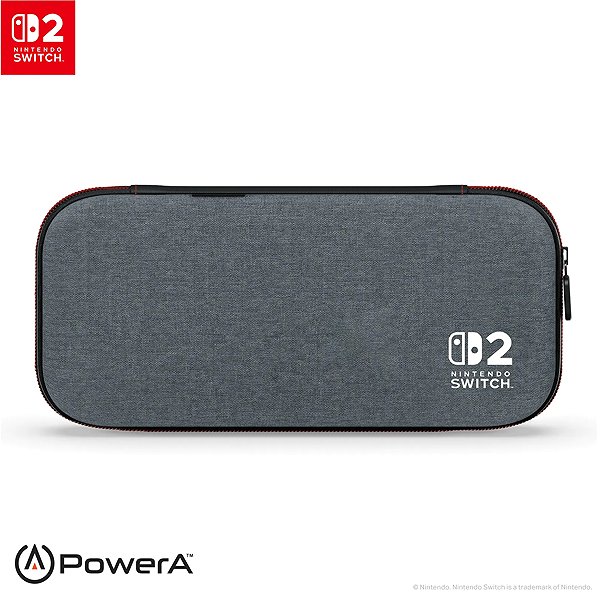 Nintendo Switch-Hülle PowerA Slim Case - Nintendo Switch 2 - Dark Heather Grey ...