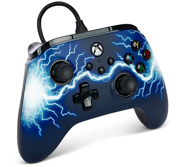 Gamepad PowerA Advantage Wired Controller - Xbox Series X|S - Arc Lightning ...