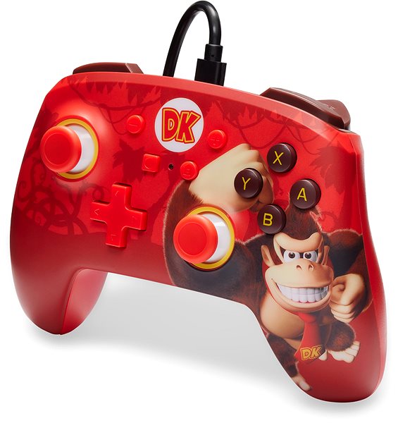 Gamepad PowerA Enhanced Wired Controller for Nintendo Switch - Donkey Kong Flex ...