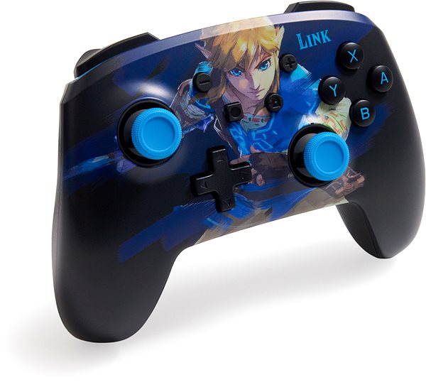 Gamepad PowerA Enhanced Wireless Controller for Nintendo Switch with Lumectra - The Legend of Zelda - Wake U ...