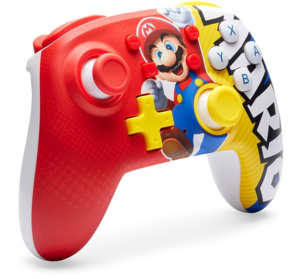 Gamepad PowerA Nano Enhanced Wireless Controller for Nintendo Switch - Super Mario Victory ...