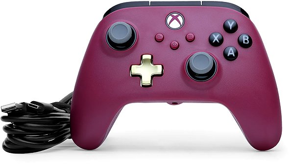 Gamepad PowerA Advantage Plus Wired Controller for Xbox Series X|S - Ruby ...