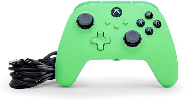 Gamepad PowerA Advantage Plus Wired Controller for Xbox Series X|S - Verdant Meadow ...