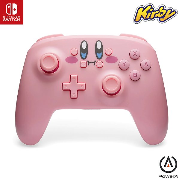 Gamepad PowerA Wireless Controller for Nintendo Switch - Kirby Mouthful ...