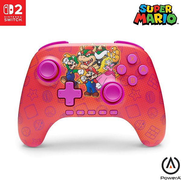 Gamepad PowerA Advantage Wireless Controller for Nintendo Switch 2 - Super Mario and Friends ...