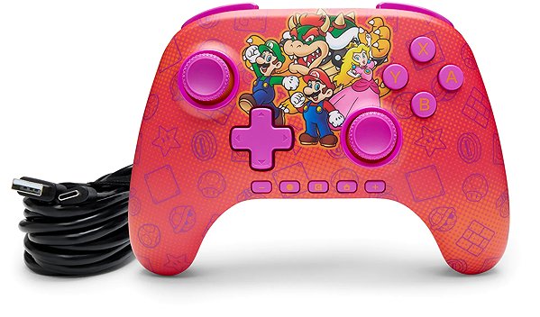 Gamepad PowerA Advantage Wireless Controller for Nintendo Switch 2 - Super Mario and Friends ...