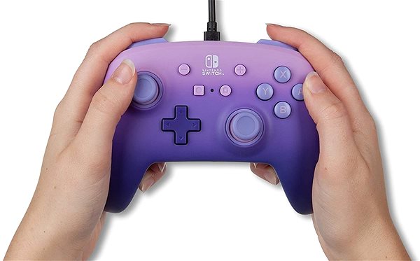 Gamepad PowerA Enhanced Wired Controller - Lilac Fantasy - Nintendo Switch Lifestyle