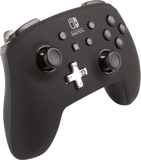 Gamepad PowerA Enhanced Wireless Controller Black, Nintendo Switch Bočný pohľad