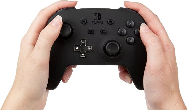 Gamepad PowerA Enhanced Wireless Controller - Black - Nintendo Switch Lifestyle
