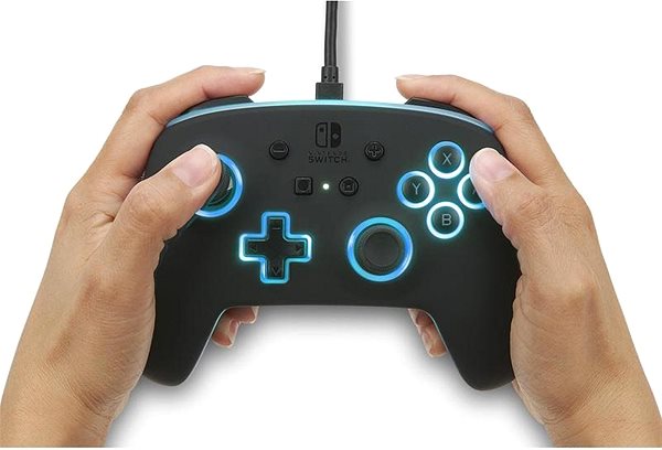 Kontroller PowerA Enhanced Wired Controller - Spectra - Nintendo Switch Lifestyle