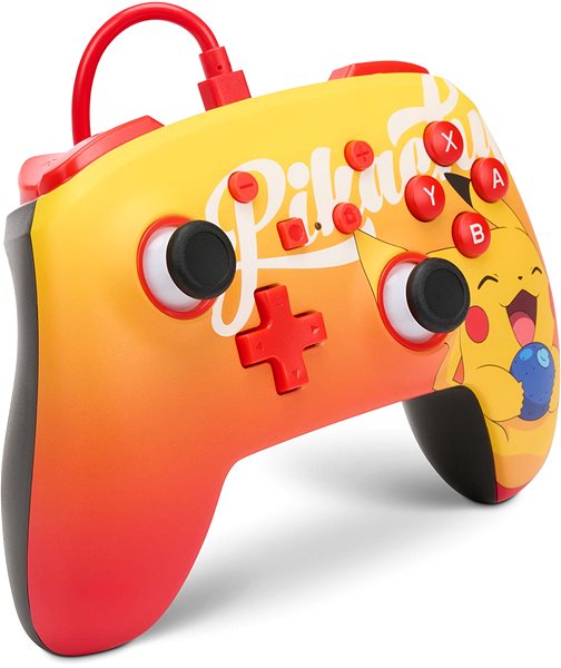 Gamepad PowerA Enhanced Wired Controller for Nintendo Switch -  Oran Berry Pikachu ...