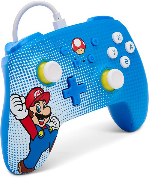 Gamepad PowerA Enhanced Wired Controller for Nintendo Switch – Mario Pop Art ...