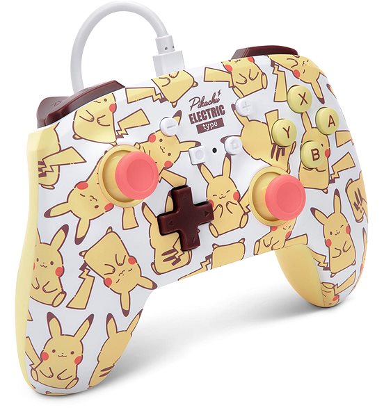 Gamepad PowerA Enhanced Wired Controller für Nintendo Switch - Pikachu Blush ...