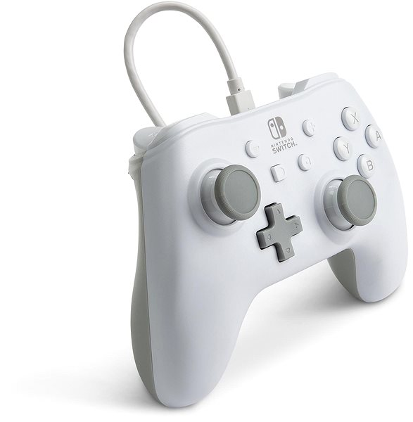 Gamepad PowerA Wired Controller for Nintendo Switch - White ...