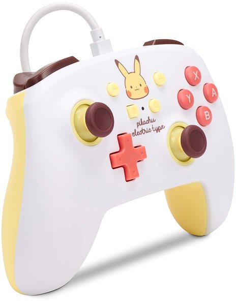 Gamepad PowerA Enhanced Wired Controller - Pikachu Electric Type - Nintendo Switch ...