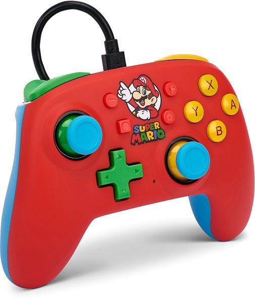 Gamepad PowerA Wired Nano Controller – Mario Medley – Nintendo Switch ...