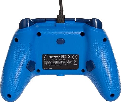 Gamepad PowerA Enhanced Wired Controller Blue, Xbox Zadná strana