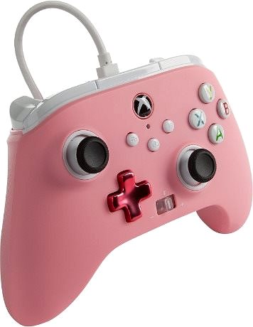 Gamepad PowerA Enhanced Wired Controller Pink, Xbox Bočný pohľad