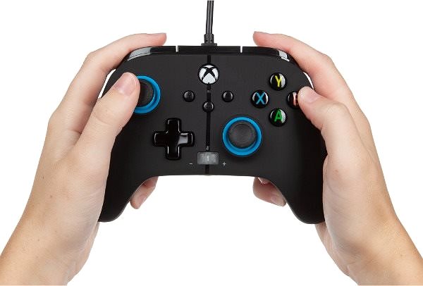 Gamepad PowerA Enhanced Wired Controller - Blue Hint - Xbox Lifestyle