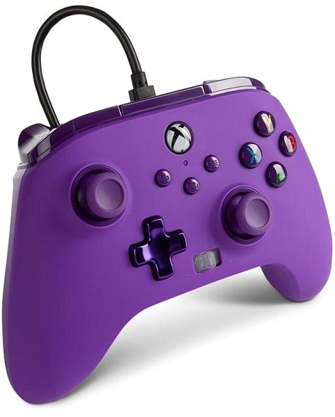 Gamepad PowerA Enhanced Wired Controller - Royal Purple - Xbox Seitlicher Anblick