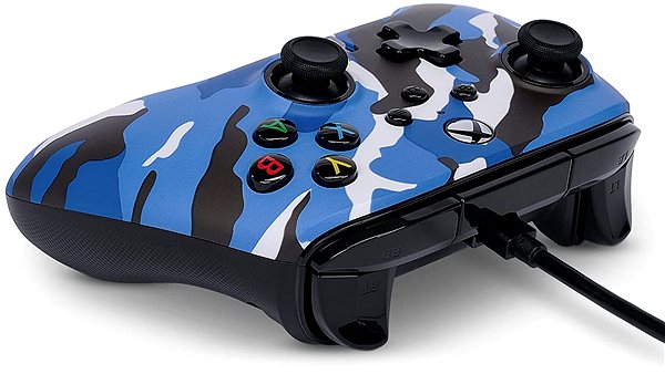 Gamepad PowerA Enhanced Wired Controller für Xbox Serie X|S - Blue Camo ...