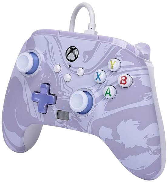 Gamepad PowerA Enhanced Wired Controller for Xbox Series X|S – Lavender Swirl ...