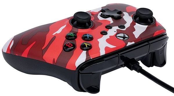 Gamepad PowerA Enhanced Wired Controller für Xbox Serie X|S - Red Camo ...