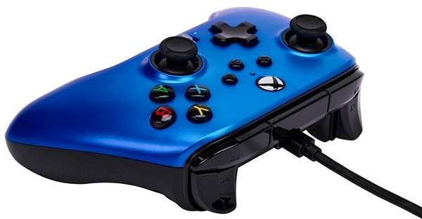 Gamepad PowerA Enhanced Wired Controller for Xbox Series X|S - Sapphire Fade ...