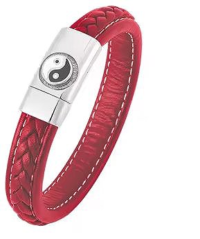Predator Q1 Raven Shadow Bracelet – Men's Bracelets, Red, Yin Yang.