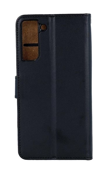 Puzdro na mobil TopQ Puzdro Samsung S21 FE knižkové čierne s prackou 2 93632 ...