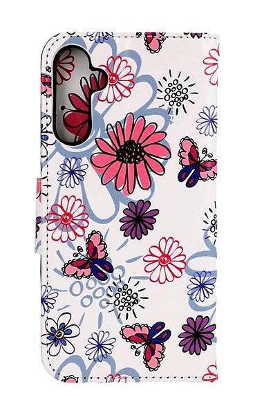 Puzdro na mobil TopQ Puzdro Samsung A34 knižkové Flowers 94078 ...
