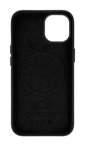 Kryt na mobil TopQ Kryt Leather MagSafe iPhone 13 čierny 95084 ...
