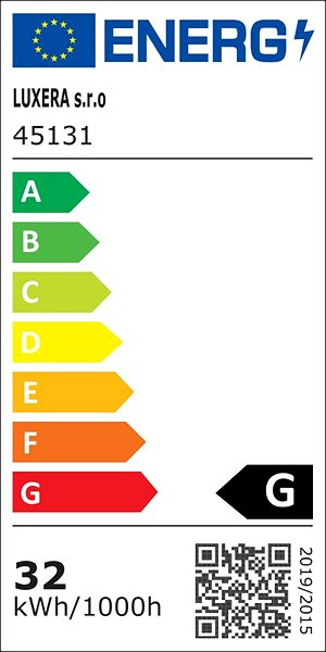 Ceiling Light Prezent 45131 - LED Ceiling Light VASCO, 1xLED/32W/230V Energy label