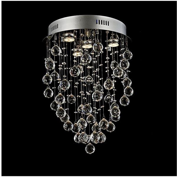 Ceiling Light Present 64319 - Crystal Ceiling Light TWISTER, 4xGU10/50W/230V Lifestyle