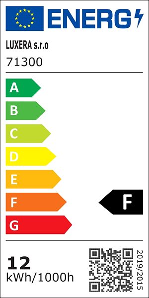 Ceiling Light Present 71300 - LED Ceiling Light FLUO, LED/12W/230V Energy label
