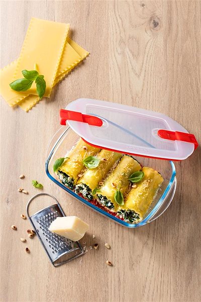 Dóza Pyrex Nádoba na potraviny Cook&Heat 1,1 l, hranatá ...
