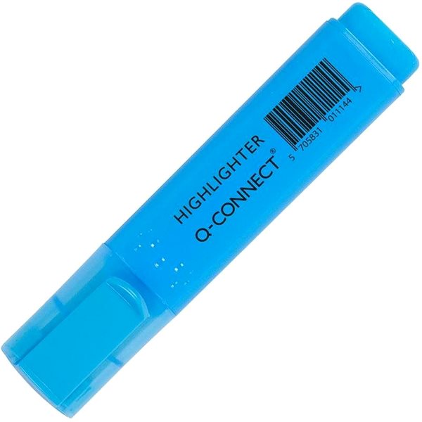 Textmarker Q-CONNECT - 1-5 mm - blau Screen