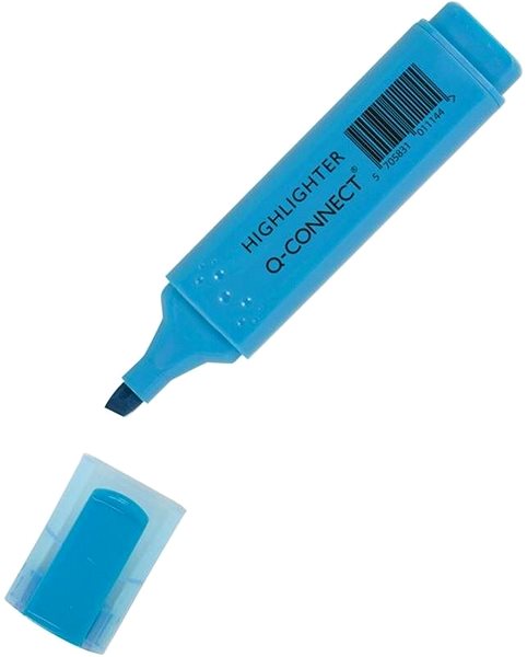 Textmarker Q-CONNECT - 1-5 mm - blau Mermale/Technologie