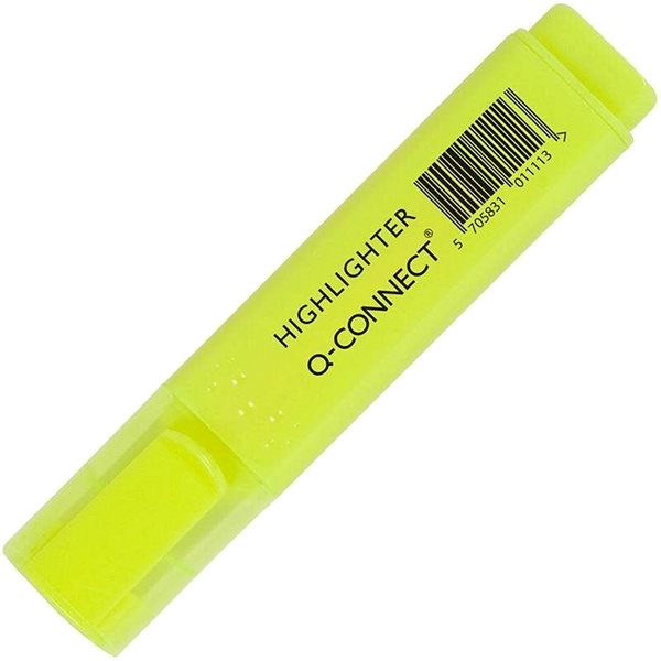 Textmarker Q-CONNECT - 1-5 mm - gelb Screen