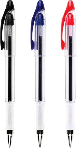 Guľôčkové pero Q-CONNECT Delta 0,4 mm, čierne ...