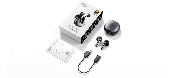 QCY HT10 PRO+ AilyBuds wireless headphones blue .