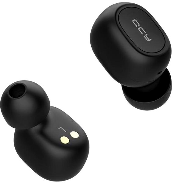 Wireless Headphones QCY T1C Black Lateral view